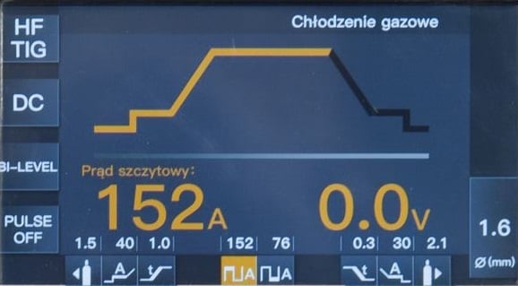 Ovládací panel svářečky Pontig 320 AC/DC MOST