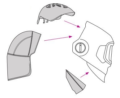 Príslušenstvo ku kukle G5-03 Pro Air