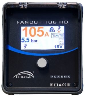 Plazmová rezačka FANCUT 106 HD MOST - displej