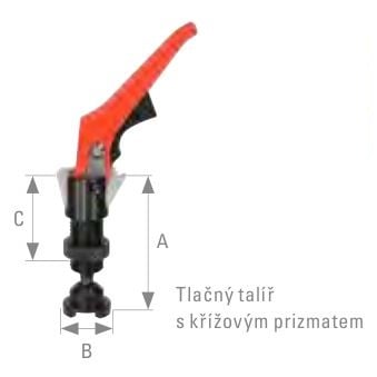 Rychloupínací válec s tlačným talířem Demmeler, D28-07021-004
