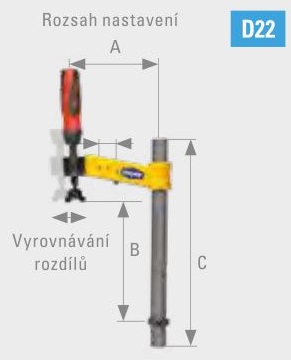 Vyrovnávacia svorka D22 Demmeler D22-07001-000