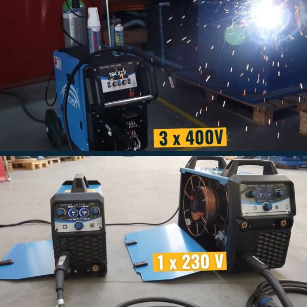 230V vs 400V zváračka – porovnanie výkonu a použitia